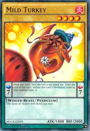 Mild Turkey (MACR-EN095) - Maximum Crisis Unlimited - Premium Yugioh Single from Konami - Just $0.25! Shop now at Game Crave Tournament Store
