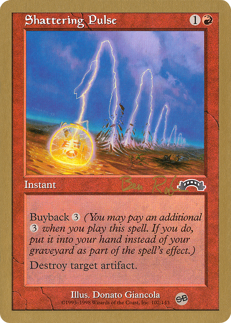 Shattering Pulse (WC98-BR102SB) - World Championship Decks 1998 - Premium MTG Single from Wizards of the Coast - Just $0.25! Shop now at Game Crave Tournament Store