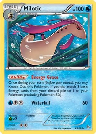 Milotic - 23/106 (XY Flashfire) 23 - Deck Exclusives - Premium Pokemon Single from Nintendo - Just $0.50! Shop now at Game Crave Tournament Store