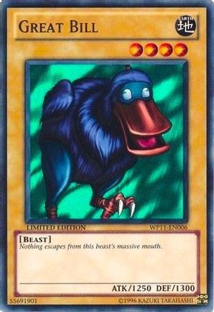 Great Bill (WP11-EN006) - World Championship 2011 Card Pack Limited - Premium Yugioh Single from Konami - Just $51.99! Shop now at Game Crave Tournament Store