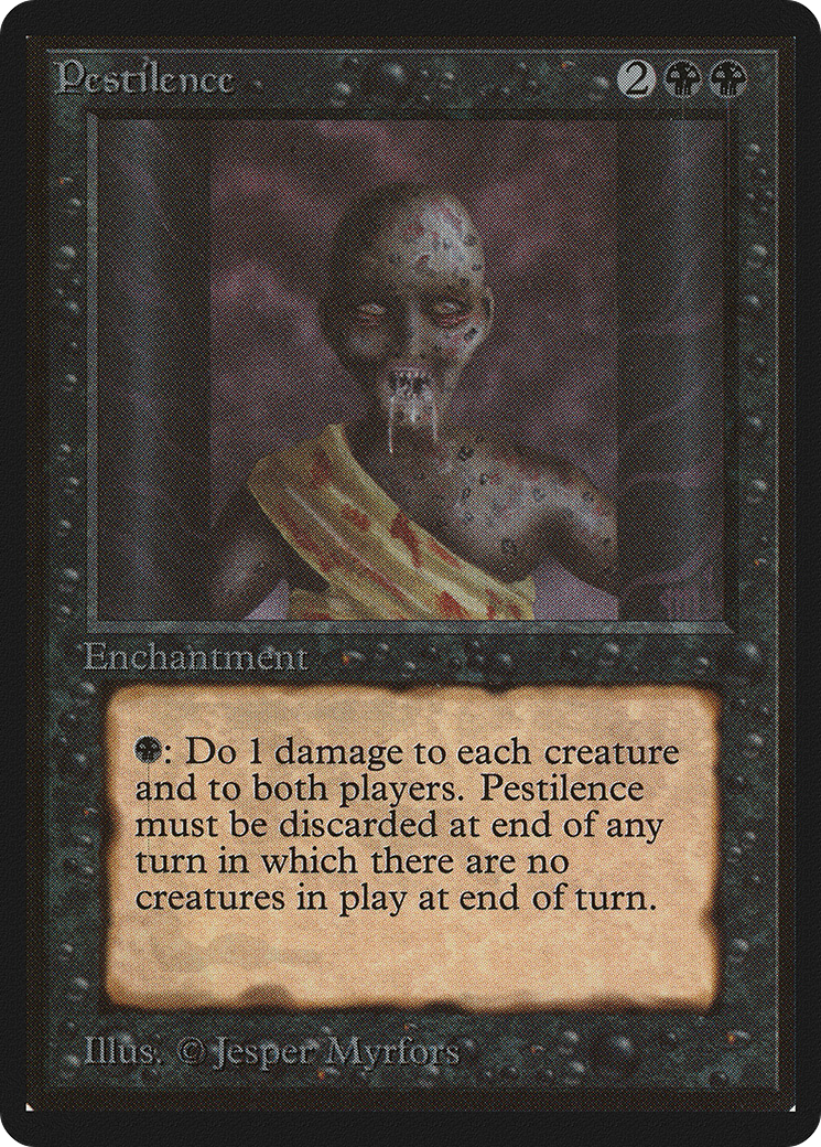 Pestilence (LEB-121) - Limited Edition Beta - Premium MTG Single from Wizards of the Coast - Just $4.10! Shop now at Game Crave Tournament Store