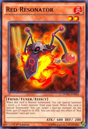 Red Resonator (DPDG-EN024) - Duelist Pack: Dimensional Guardians 1st Edition - Premium Yugioh Single from Konami - Just $0.36! Shop now at Game Crave Tournament Store