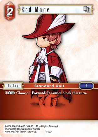 Red Mage (Arc) (OPUS I) Foil - Premium Final Fantasy Single from Opus I - Just $0.85! Shop now at Game Crave Tournament Store