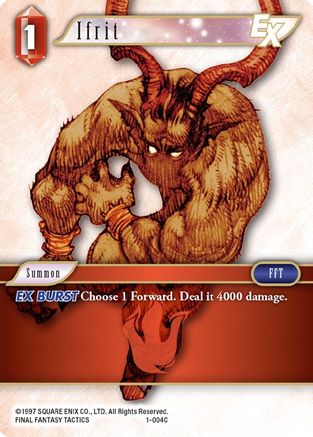 Ifrit EX (OPUS I) Foil - Premium Final Fantasy Single from Opus I - Just $2.65! Shop now at Game Crave Tournament Store
