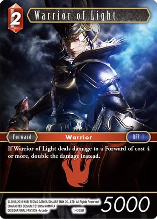 Warrior of Light (Fire) (OPUS I) Foil - Premium Final Fantasy Single from Opus I - Just $1.73! Shop now at Game Crave Tournament Store