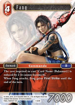 Fang (OPUS I) Foil - Premium Final Fantasy Single from Opus I - Just $4.27! Shop now at Game Crave Tournament Store