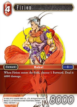 Firion (Hero) (OPUS I) Foil - Premium Final Fantasy Single from Opus I - Just $1.18! Shop now at Game Crave Tournament Store