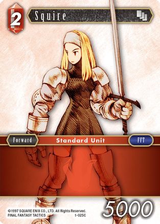 Squire (Female Unit) (OPUS I) - Premium Final Fantasy Single from Opus I - Just $0.25! Shop now at Game Crave Tournament Store