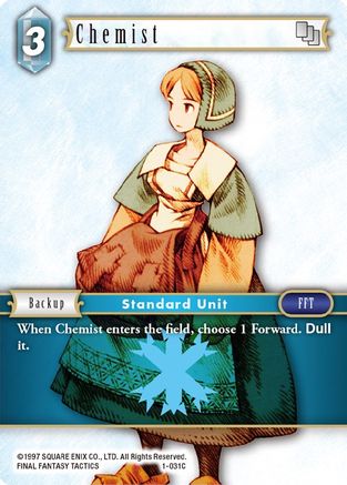 Chemist (Female Unit) (OPUS I) Foil - Premium Final Fantasy Single from Opus I - Just $0.46! Shop now at Game Crave Tournament Store