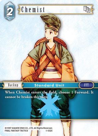 Chemist (Male Unit) (OPUS I) - Premium Final Fantasy Single from Opus I - Just $0.25! Shop now at Game Crave Tournament Store