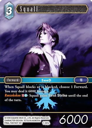 Squall (Legend) (OPUS I) Foil - Premium Final Fantasy Single from Opus I - Just $4.08! Shop now at Game Crave Tournament Store