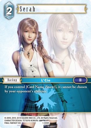 Serah (OPUS I) Foil - Premium Final Fantasy Single from Opus I - Just $3.31! Shop now at Game Crave Tournament Store