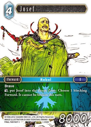 Josef (OPUS I) - Premium Final Fantasy Single from Opus I - Just $0.08! Shop now at Game Crave Tournament Store