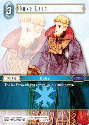 Duke Larg (OPUS I) Foil - Premium Final Fantasy Single from Opus I - Just $1.58! Shop now at Game Crave Tournament Store