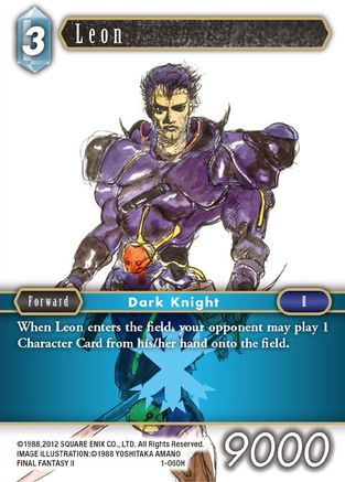 Leon (Dark Knight) (OPUS I) Foil - Premium Final Fantasy Single from Opus I - Just $1.88! Shop now at Game Crave Tournament Store