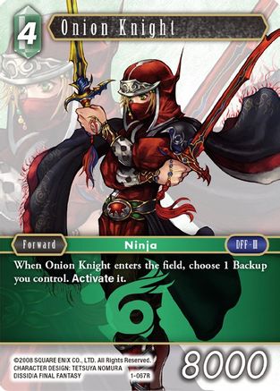 Onion Knight (Ninja) (OPUS I) - Premium Final Fantasy Single from Opus I - Just $0.25! Shop now at Game Crave Tournament Store