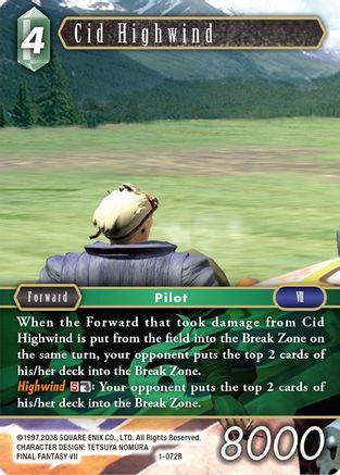 Cid Highwind (Rare) (OPUS I) - Premium Final Fantasy Single from Opus I - Just $0.21! Shop now at Game Crave Tournament Store