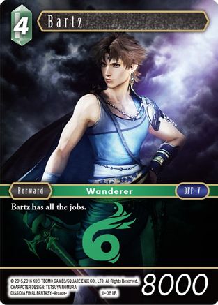 Bartz (OPUS I) Foil - Premium Final Fantasy Single from Opus I - Just $1.11! Shop now at Game Crave Tournament Store