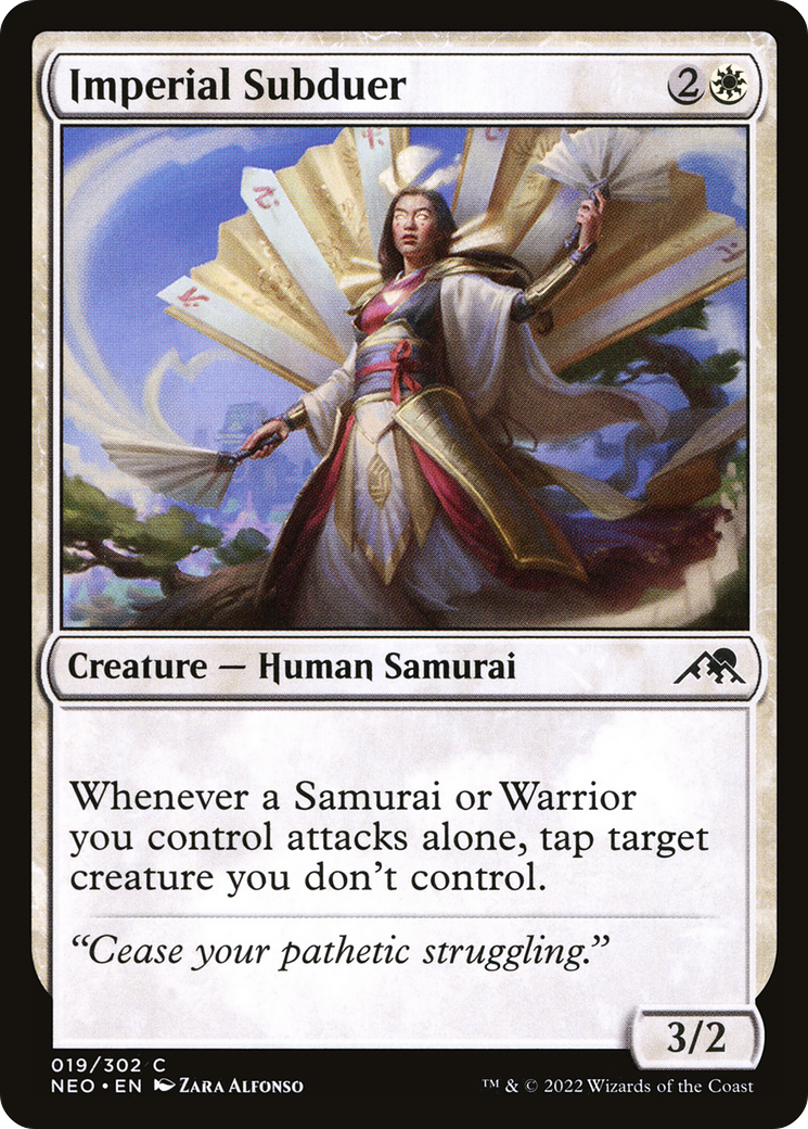 Imperial Subduer (NEO-019) - Kamigawa: Neon Dynasty - Premium MTG Single from Wizards of the Coast - Just $0.08! Shop now at Game Crave Tournament Store