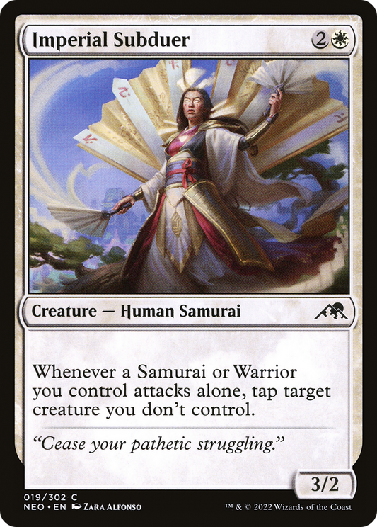 Imperial Subduer (NEO-019) - Kamigawa: Neon Dynasty - Premium MTG Single from Wizards of the Coast - Just $0.08! Shop now at Game Crave Tournament Store