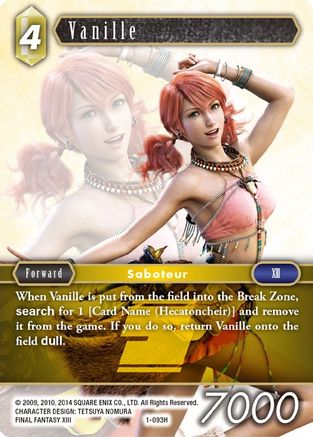 Vanille (OPUS I) - Premium Final Fantasy Single from Opus I - Just $0.39! Shop now at Game Crave Tournament Store