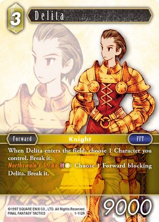 Delita (Rare) (OPUS I) Foil - Premium Final Fantasy Single from Opus I - Just $4.16! Shop now at Game Crave Tournament Store