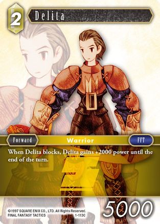 Delita (Common) (OPUS I) Foil - Premium Final Fantasy Single from Opus I - Just $1.58! Shop now at Game Crave Tournament Store