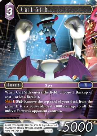 Cait Sith (OPUS I) - Premium Final Fantasy Single from Opus I - Just $0.25! Shop now at Game Crave Tournament Store