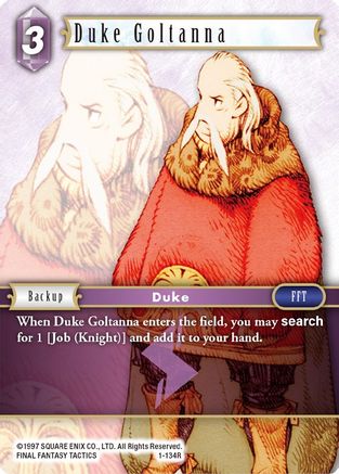 Duke Goltanna (OPUS I) - Premium Final Fantasy Single from Opus I - Just $0.61! Shop now at Game Crave Tournament Store