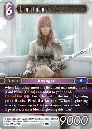 Lightning (Legend) (OPUS I) - Premium Final Fantasy Single from Opus I - Just $2.72! Shop now at Game Crave Tournament Store