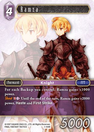 Ramza (Rare) (OPUS I) - Premium Final Fantasy Single from Opus I - Just $0.28! Shop now at Game Crave Tournament Store