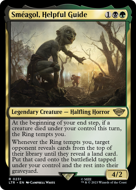 Sméagol, Helpful Guide (LTR-231) - The Lord of the Rings: Tales of Middle-earth Foil - Premium MTG Single from Wizards of the Coast - Just $0.10! Shop now at Game Crave Tournament Store