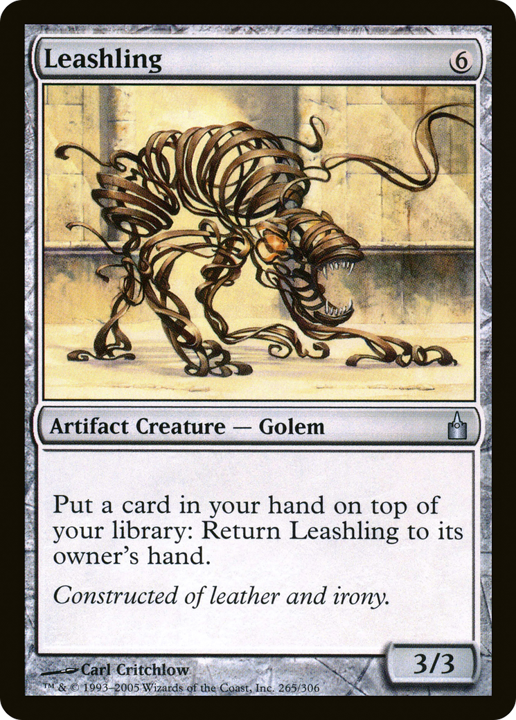 Leashling (RAV-265) - Ravnica: City of Guilds - Premium MTG Single from Wizards of the Coast - Just $0.08! Shop now at Game Crave Tournament Store