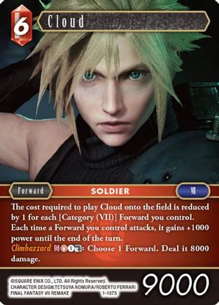 Cloud (Starter) (OPUS I) - Premium Final Fantasy Single from Opus I - Just $0.39! Shop now at Game Crave Tournament Store