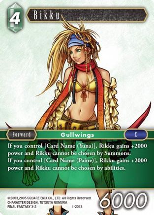 Rikku (Starter) (OPUS I) Foil - Premium Final Fantasy Single from Opus I - Just $17.81! Shop now at Game Crave Tournament Store
