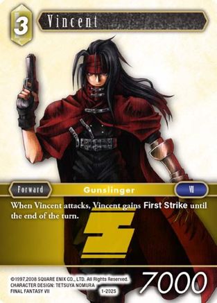 Vincent (Starter) (OPUS I) Foil - Premium Final Fantasy Single from Opus I - Just $2.73! Shop now at Game Crave Tournament Store