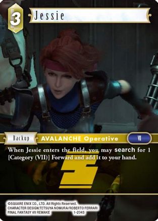 Jessie (OPUS I) Foil - Premium Final Fantasy Single from Opus I - Just $2.36! Shop now at Game Crave Tournament Store