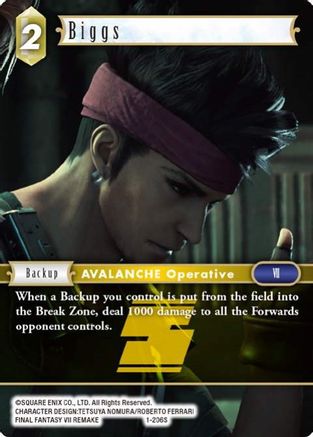 Biggs (OPUS I) Foil - Premium Final Fantasy Single from Opus I - Just $1.09! Shop now at Game Crave Tournament Store
