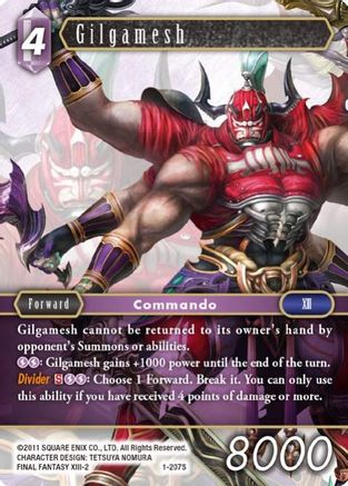 Gilgamesh (Starter) (OPUS I) Foil - Premium Final Fantasy Single from Opus I - Just $0.25! Shop now at Game Crave Tournament Store