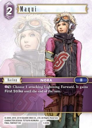 Maqui (OPUS I) Foil - Premium Final Fantasy Single from Opus I - Just $0.95! Shop now at Game Crave Tournament Store