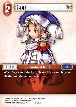 Sage (Luneth) (OPUS II) - Premium Final Fantasy Single from Opus II - Just $0.25! Shop now at Game Crave Tournament Store