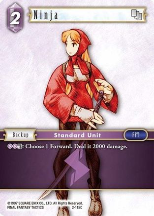 Ninja (Female Unit) (OPUS II) - Premium Final Fantasy Single from Opus II - Just $0.25! Shop now at Game Crave Tournament Store