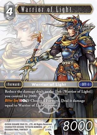 Warrior of Light (OPUS II) Foil - Premium Final Fantasy Single from Opus II - Just $0.75! Shop now at Game Crave Tournament Store