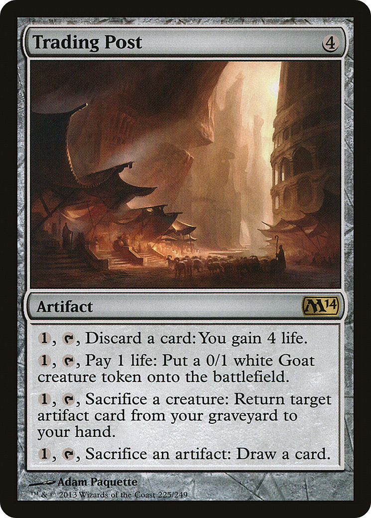 Trading Post (M14-225) - Magic 2014 - Premium MTG Single from Wizards of the Coast - Just $0.08! Shop now at Game Crave Tournament Store