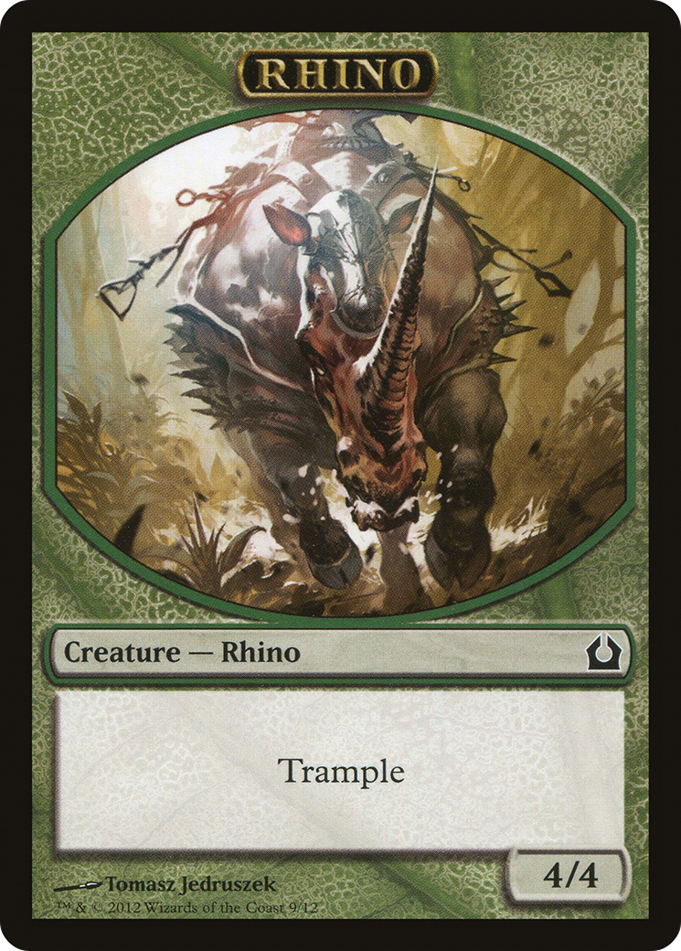 Rhino (TRTR-009) - Return to Ravnica Tokens - Premium MTG Single from Wizards of the Coast - Just $0.08! Shop now at Game Crave Tournament Store