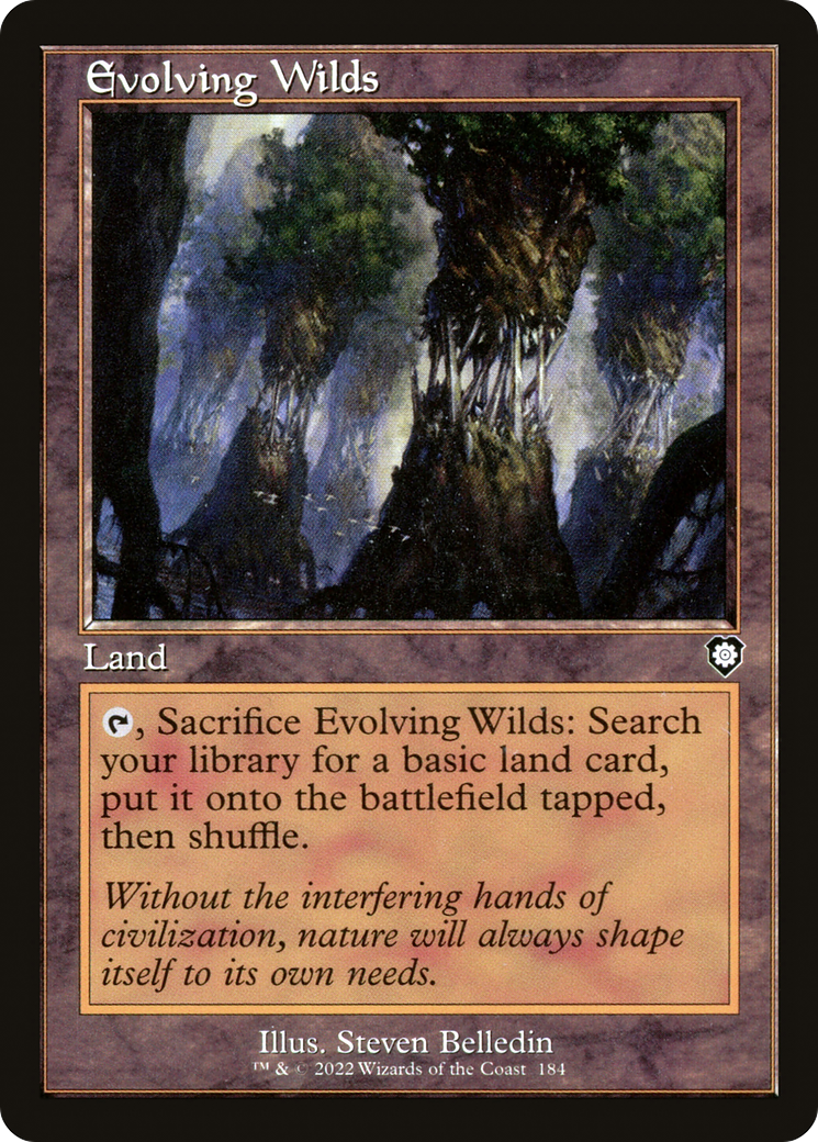 Evolving Wilds (BRC-184) - The Brothers' War Commander - Premium MTG Single from Wizards of the Coast - Just $0.08! Shop now at Game Crave Tournament Store