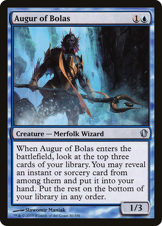 Augur of Bolas (C13-030) - Commander 2013 - Premium MTG Single from Wizards of the Coast - Just $0.08! Shop now at Game Crave Tournament Store