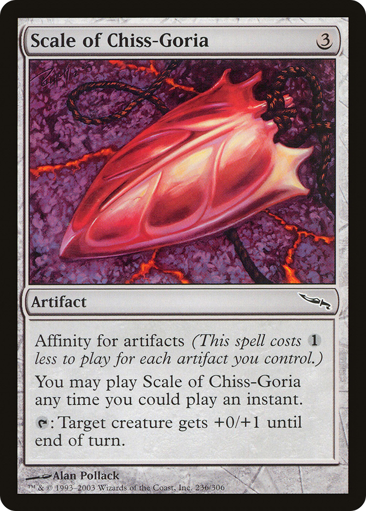 Scale of Chiss-Goria (MRD-236) - Mirrodin Foil - Premium MTG Single from Wizards of the Coast - Just $3.34! Shop now at Game Crave Tournament Store