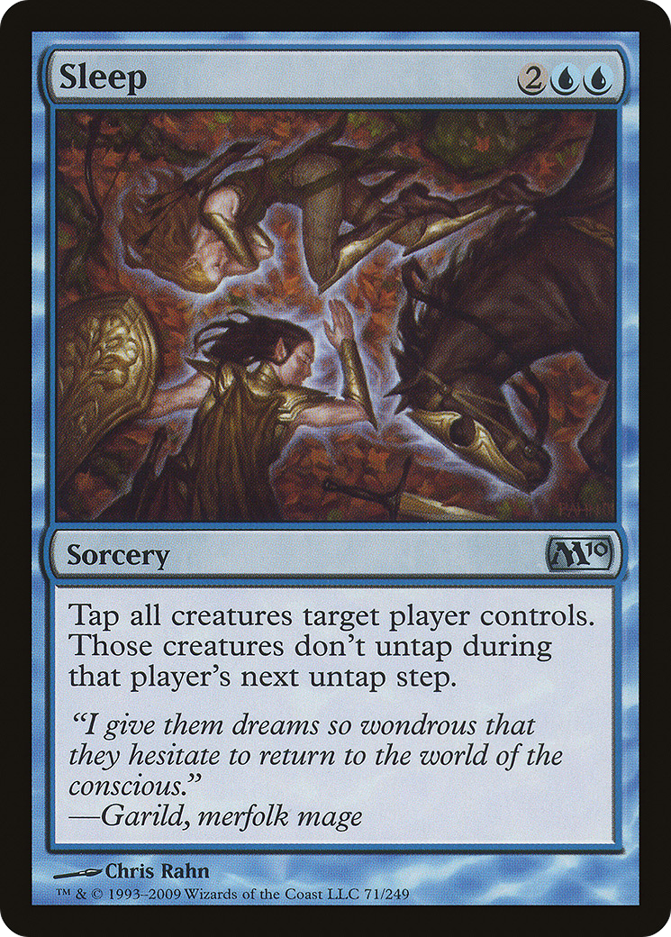 Sleep (M10-071) - Magic 2010 - Premium MTG Single from Wizards of the Coast - Just $0.08! Shop now at Game Crave Tournament Store
