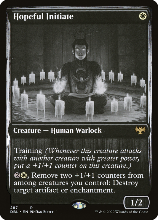 Hopeful Initiate (DBL-287) - Innistrad: Double Feature - Premium MTG Single from Wizards of the Coast - Just $0.24! Shop now at Game Crave Tournament Store